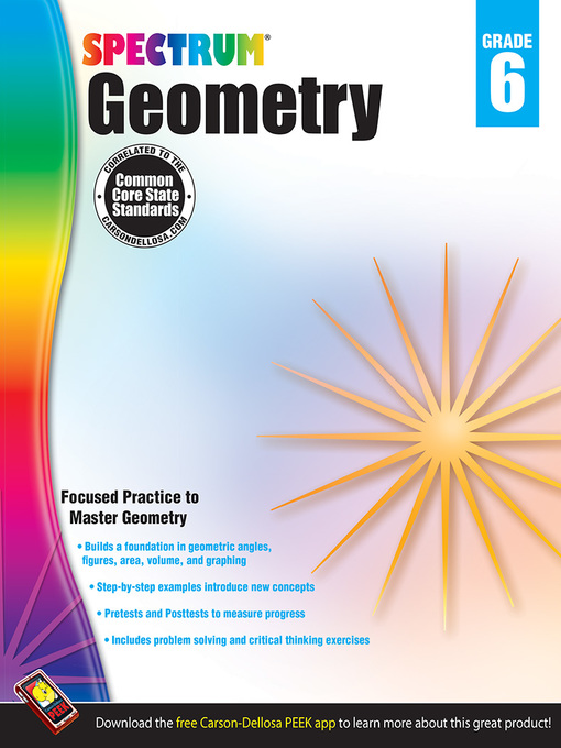 Title details for Geometry, Grade 6 by Spectrum - Available